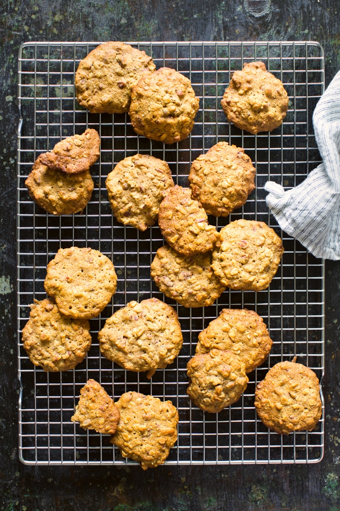 Bourbon Pecan Oatmeal Cookies Recipe