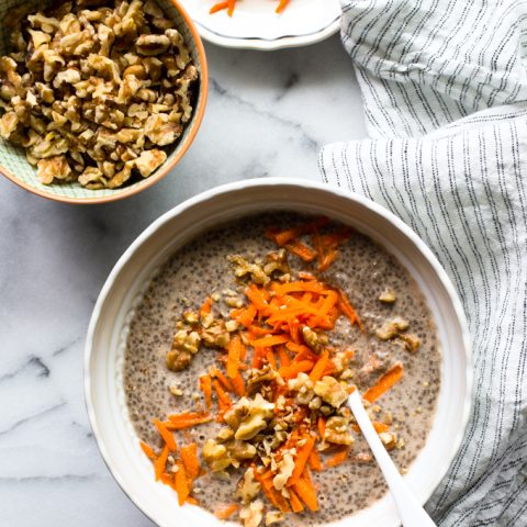 Carrot Cake Chia Pudding