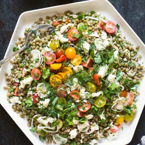 Tomato and Lentil Salad