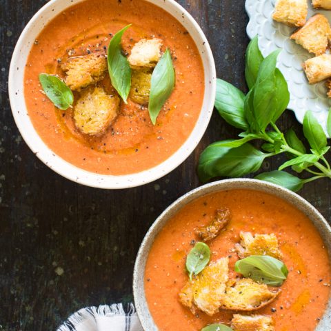 Tomato and Watermelon Gazpacho