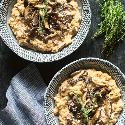 Wild Mushroom and Mascarpone Risotto