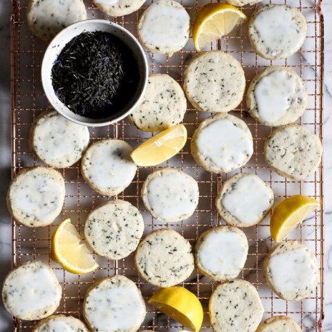 Earl Grey Shortbread Cookies