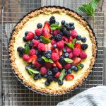 Almond, Oat and Berry Tart