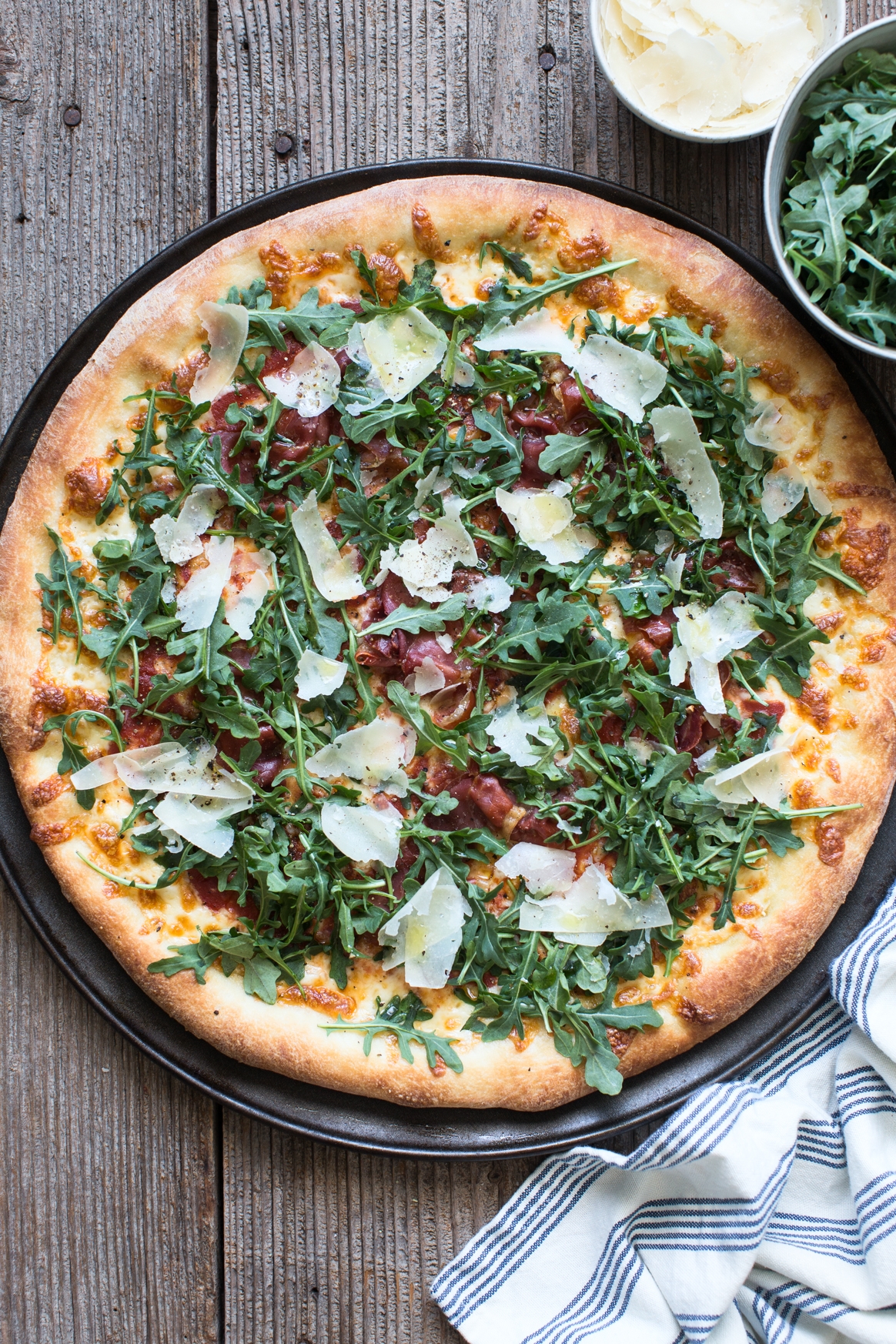 Easy Homemade Pizza Sauce With Prosciutto And Mozzarella Cheese