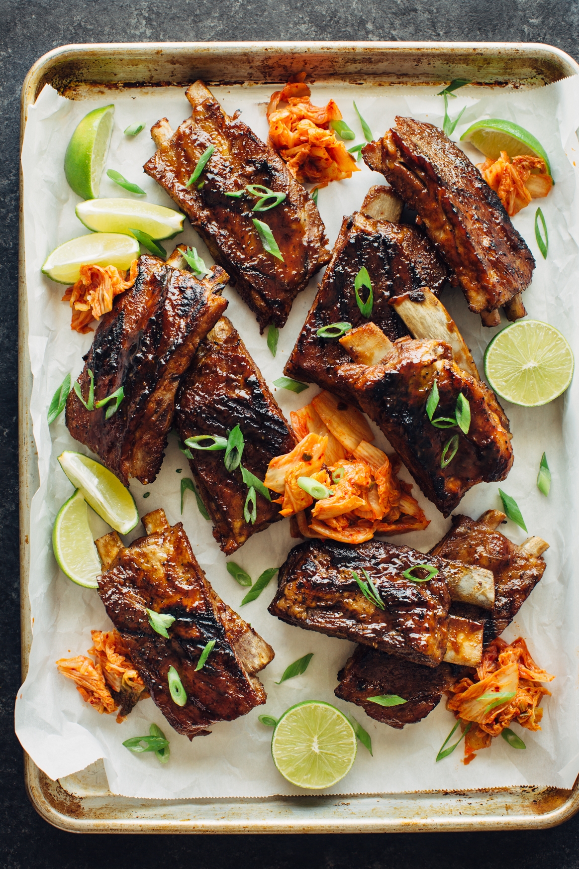 Cola and Kimchi Glazed Ribs Recipe