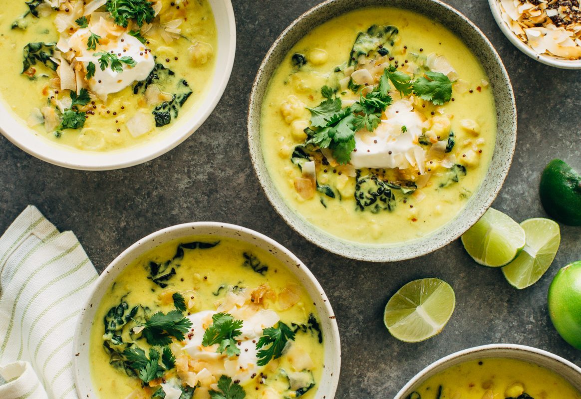 Spiced Chickpea Stew with Coconut and Turmeric
