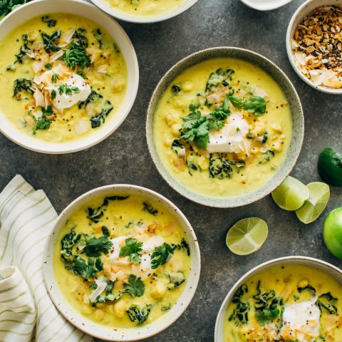 Spiced Chickpea Stew with Coconut and Turmeric