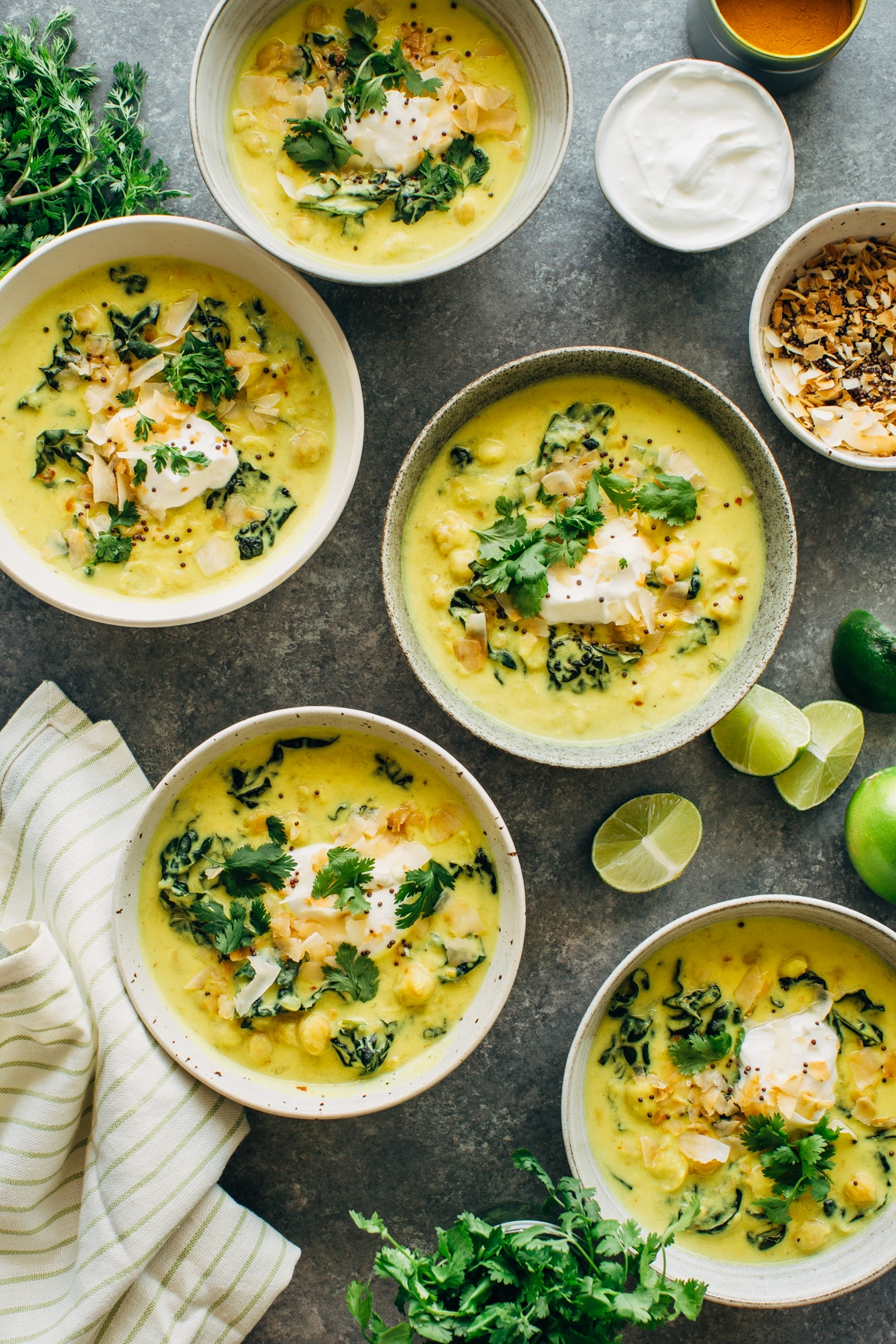 Spiced Chickpea Stew with Coconut and Turmeric