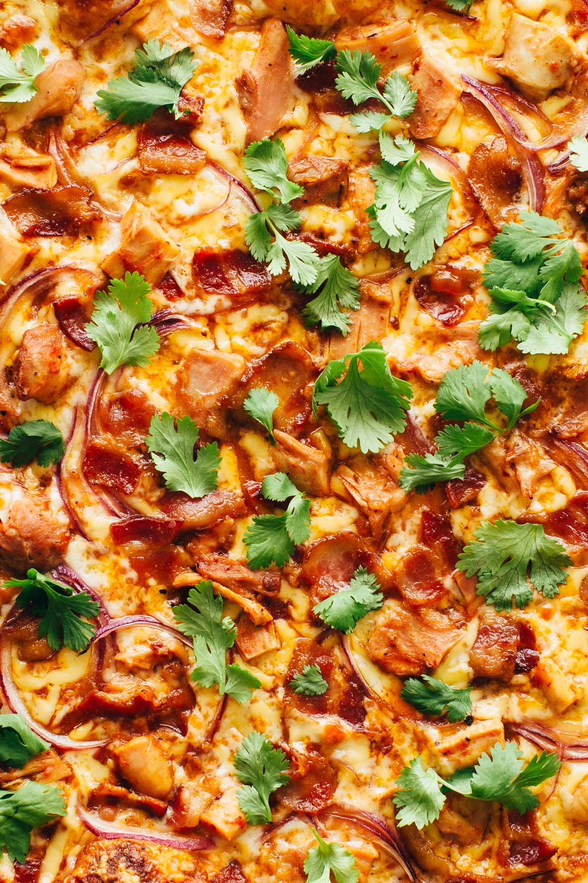 BBQ Chicken Pizza Zoomed