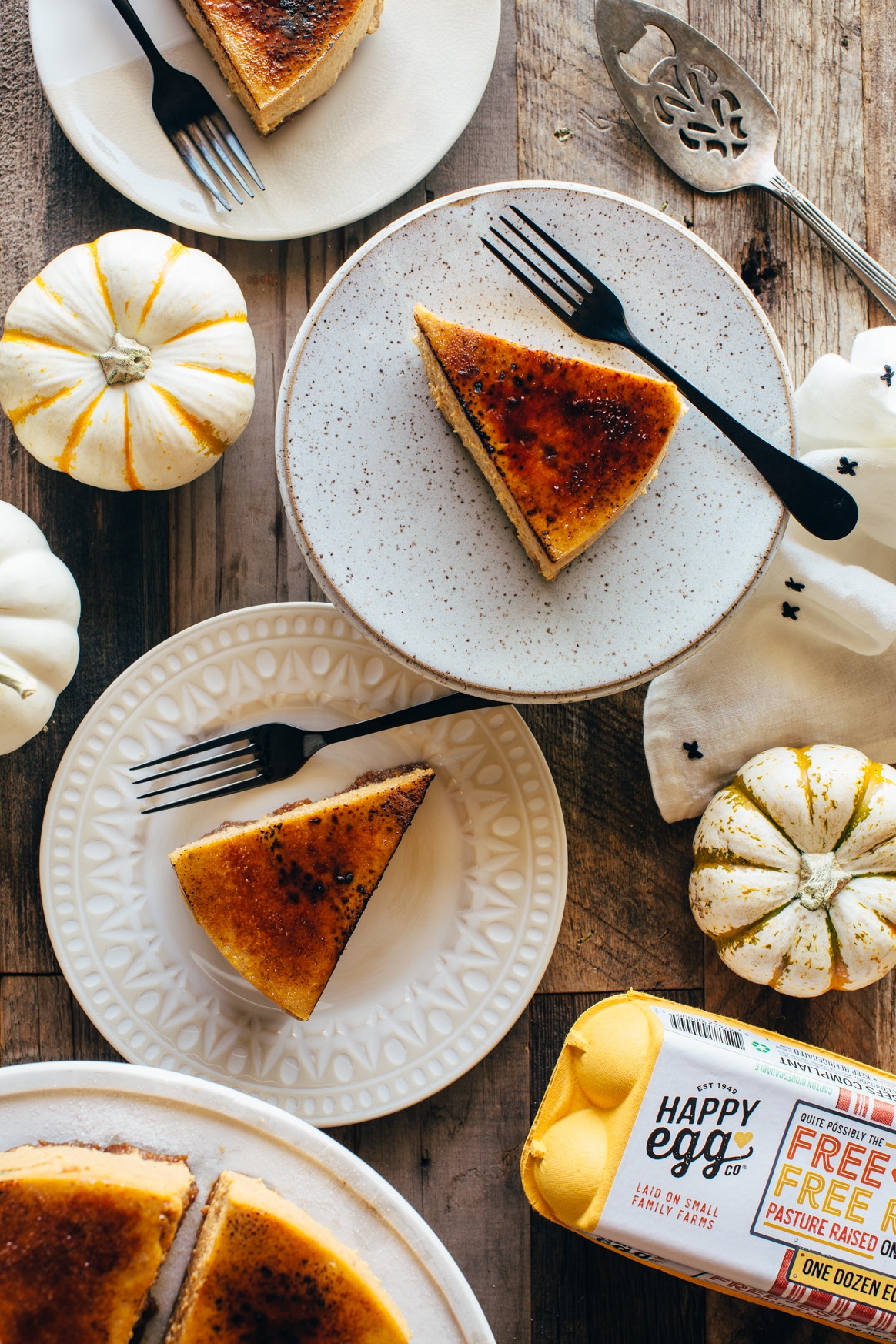 Pumpkin Creme Brulee Cheesecake