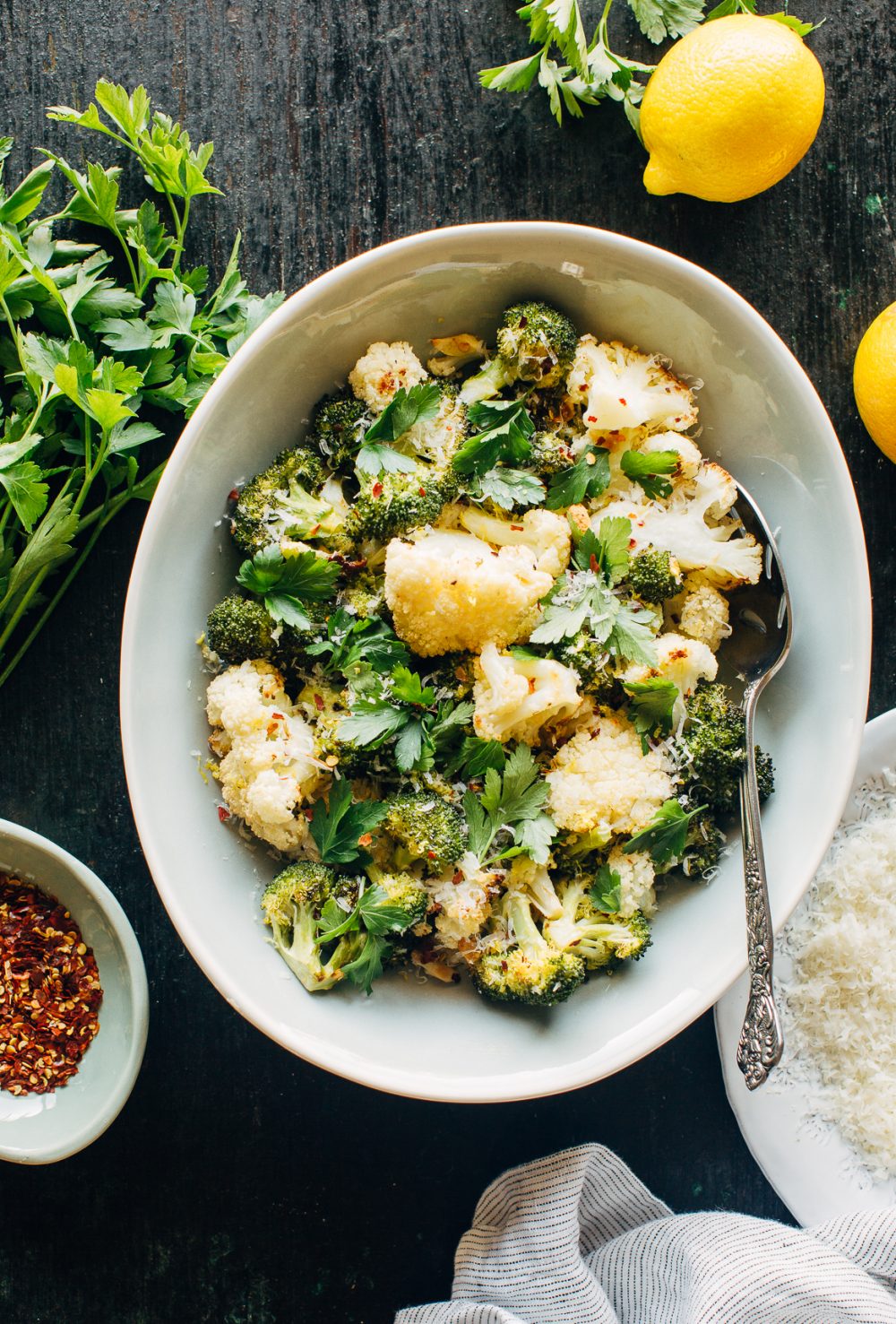 Roasted Broccoli and Cauliflower Recipe