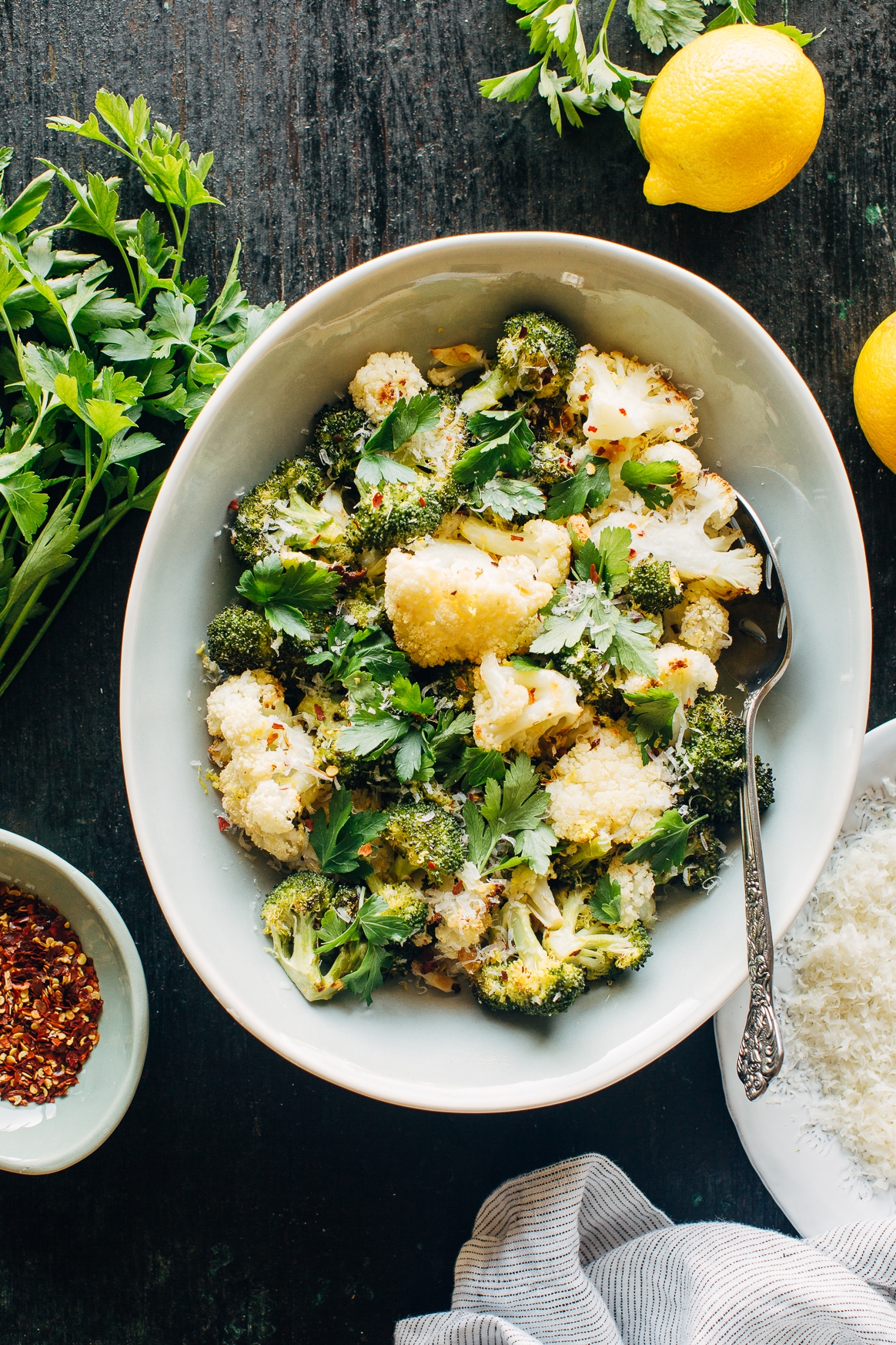 Roasted Broccoli and Cauliflower Recipe