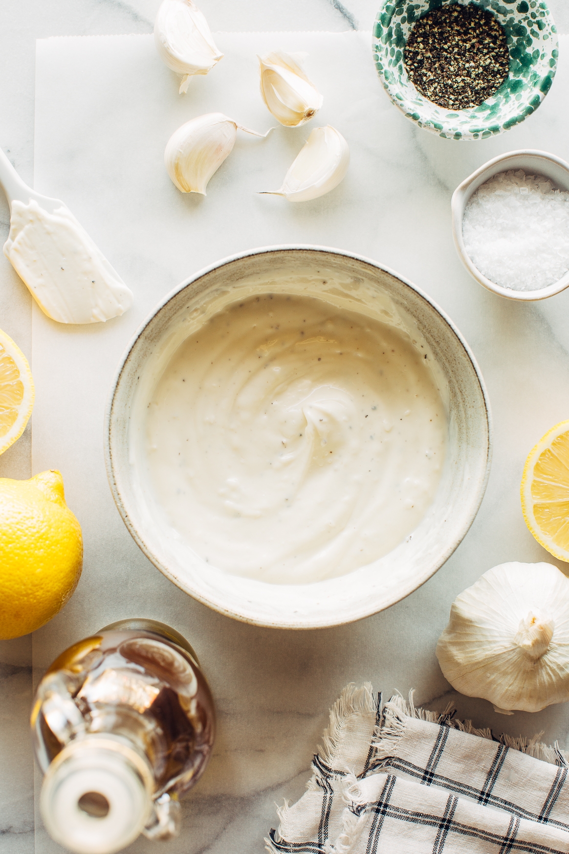 Preparing Truffle Aioli