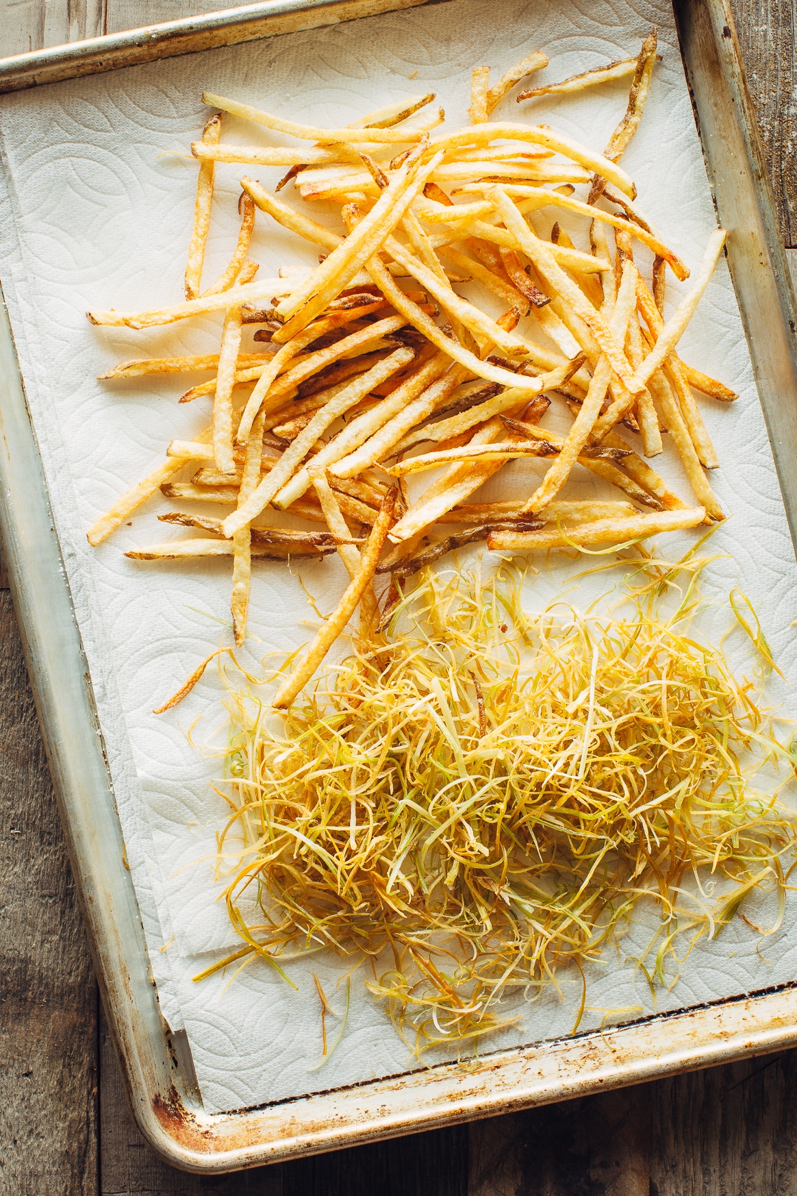 Fried Potatoes and Leeks