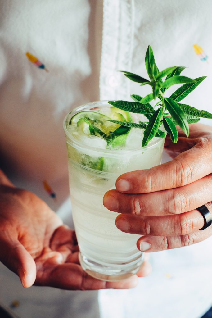 Lemon Verbena Gin and Tonic Recipe Kitchen Konfidence