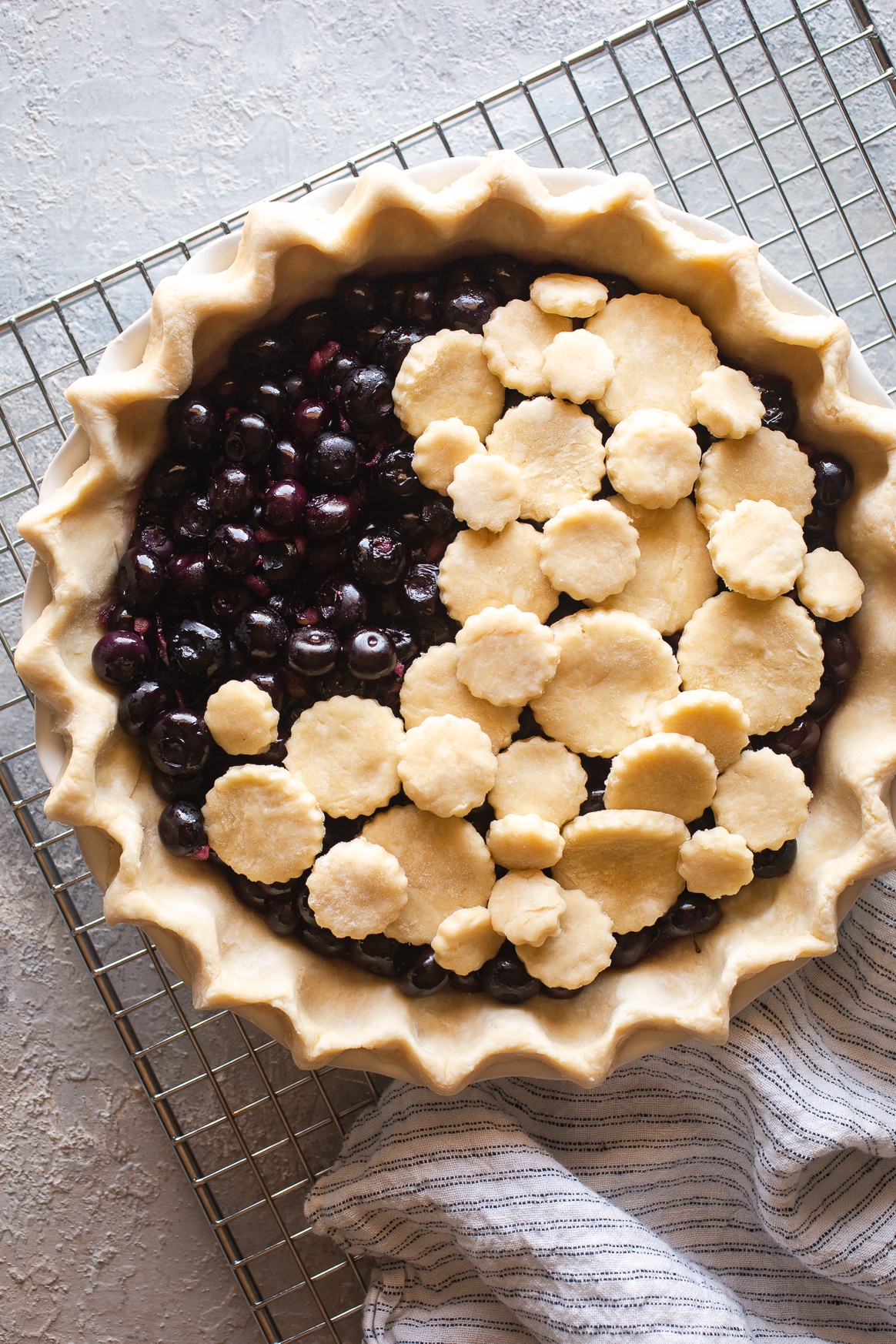 Making a Blueberry Pie