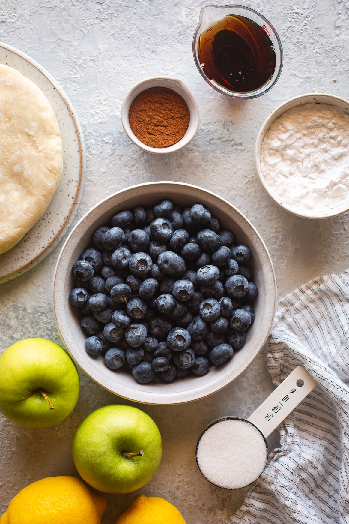 Blueberry Pie Ingredients