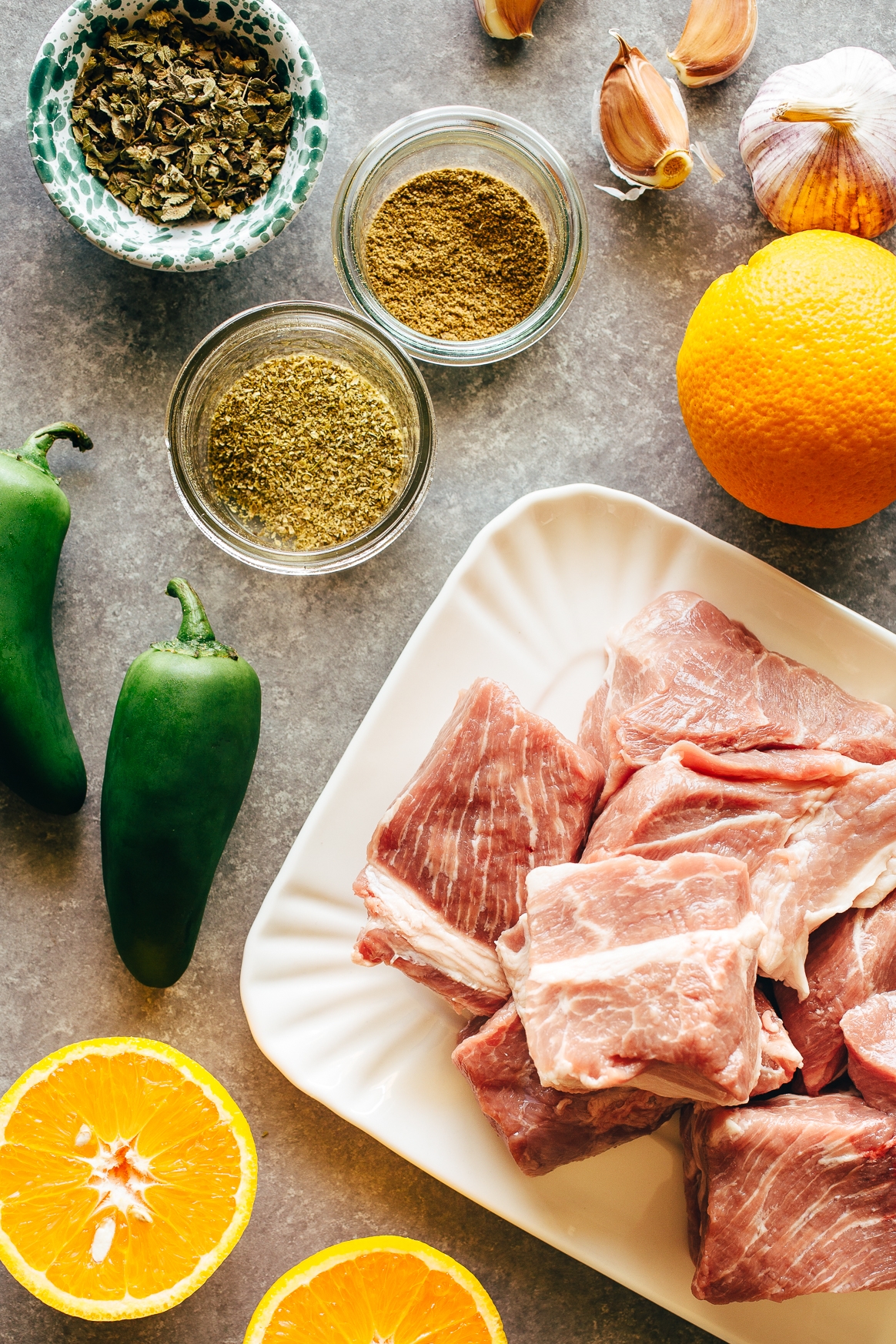 Instant Pot Carnitas Ingredients