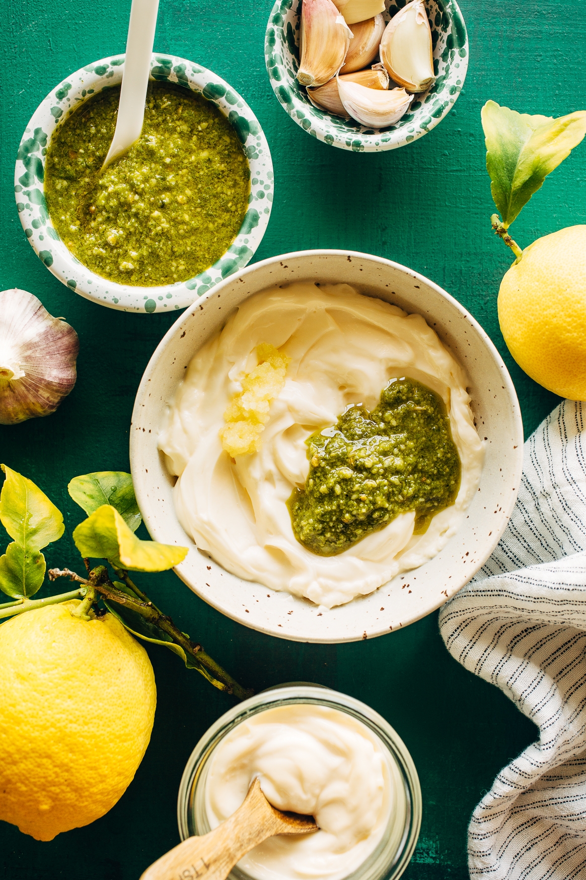 Making Aioli