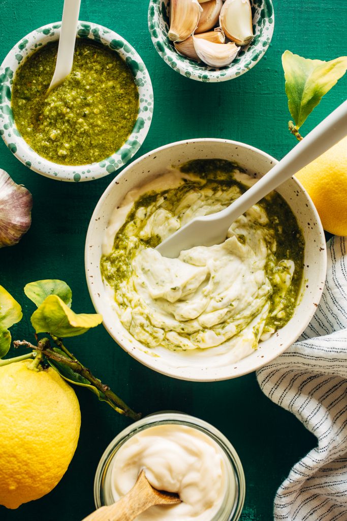Pesto Aioli Recipe Basil Aioli Recipe Kitchen Konfidence