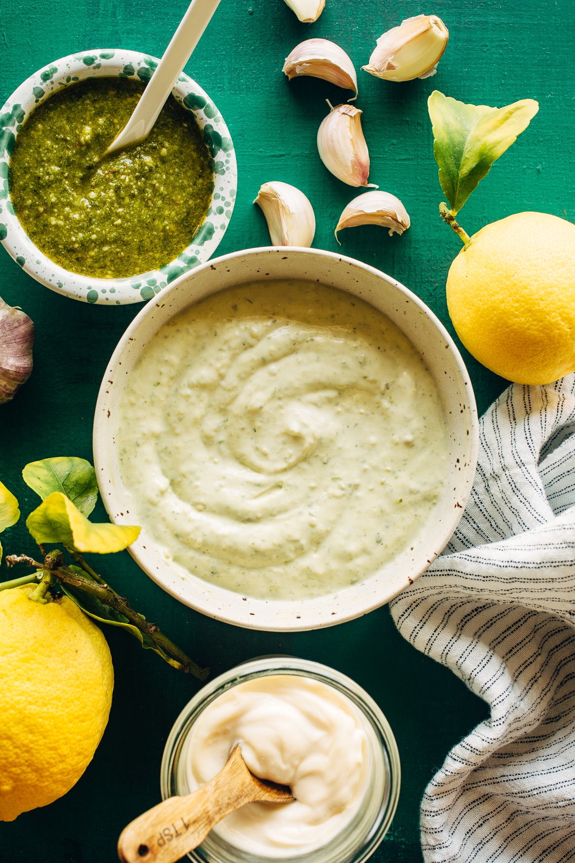 Pesto Aioli Recipe | Basil Aioli Recipe | Kitchen Konfidence