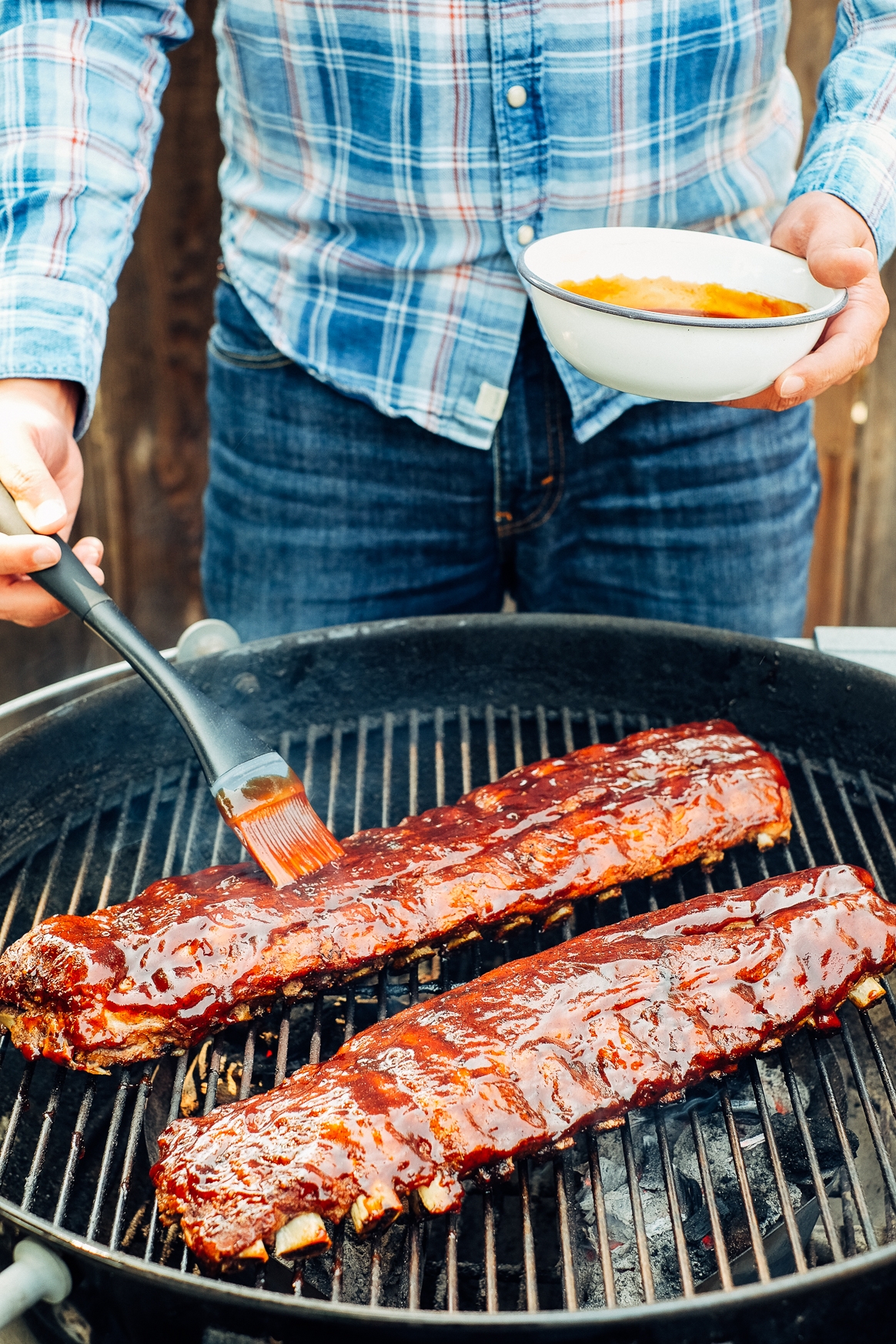 Pork Ribs on Grill - Kitchen Konfidence