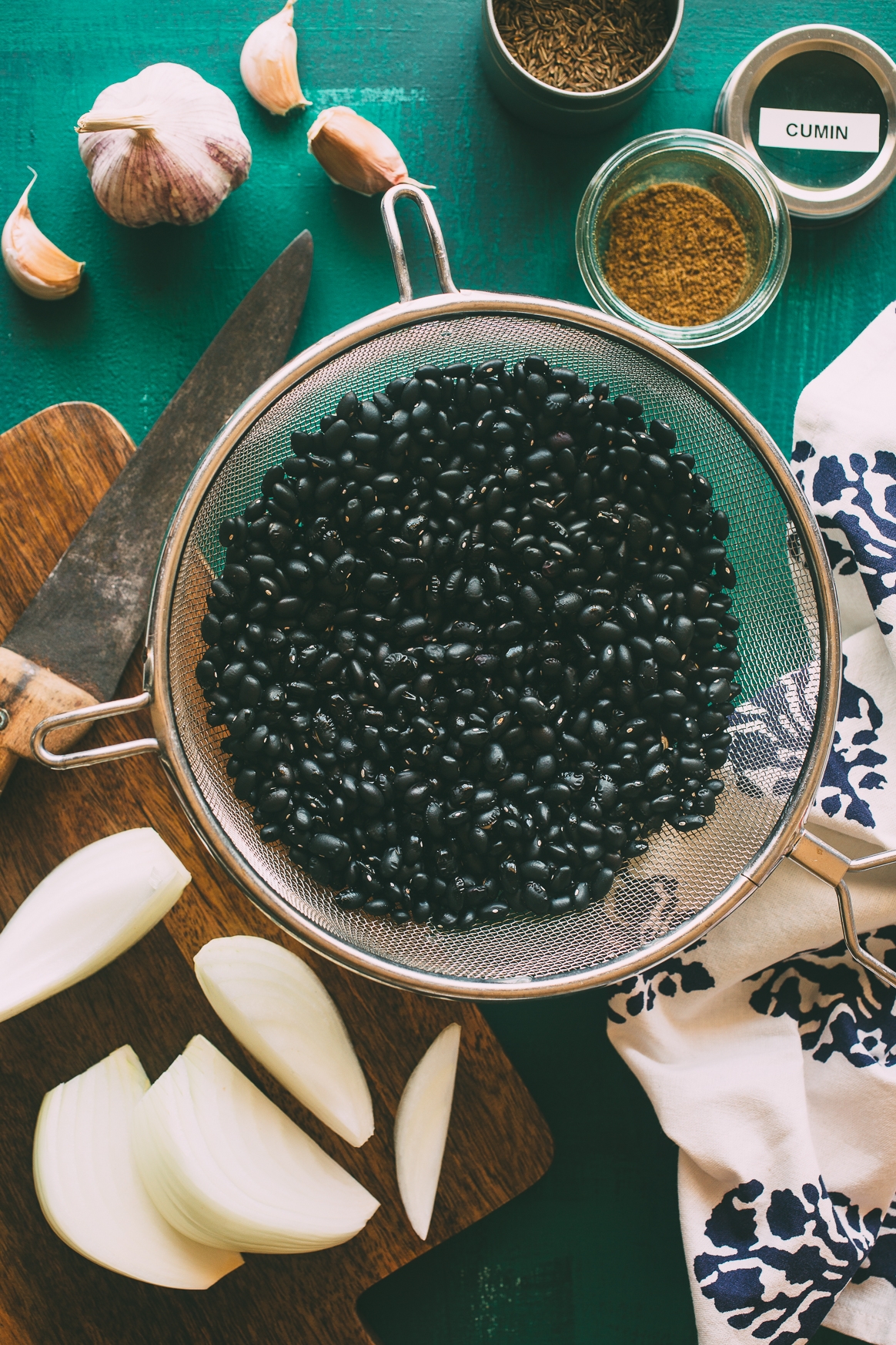 Rinsed Black Beans