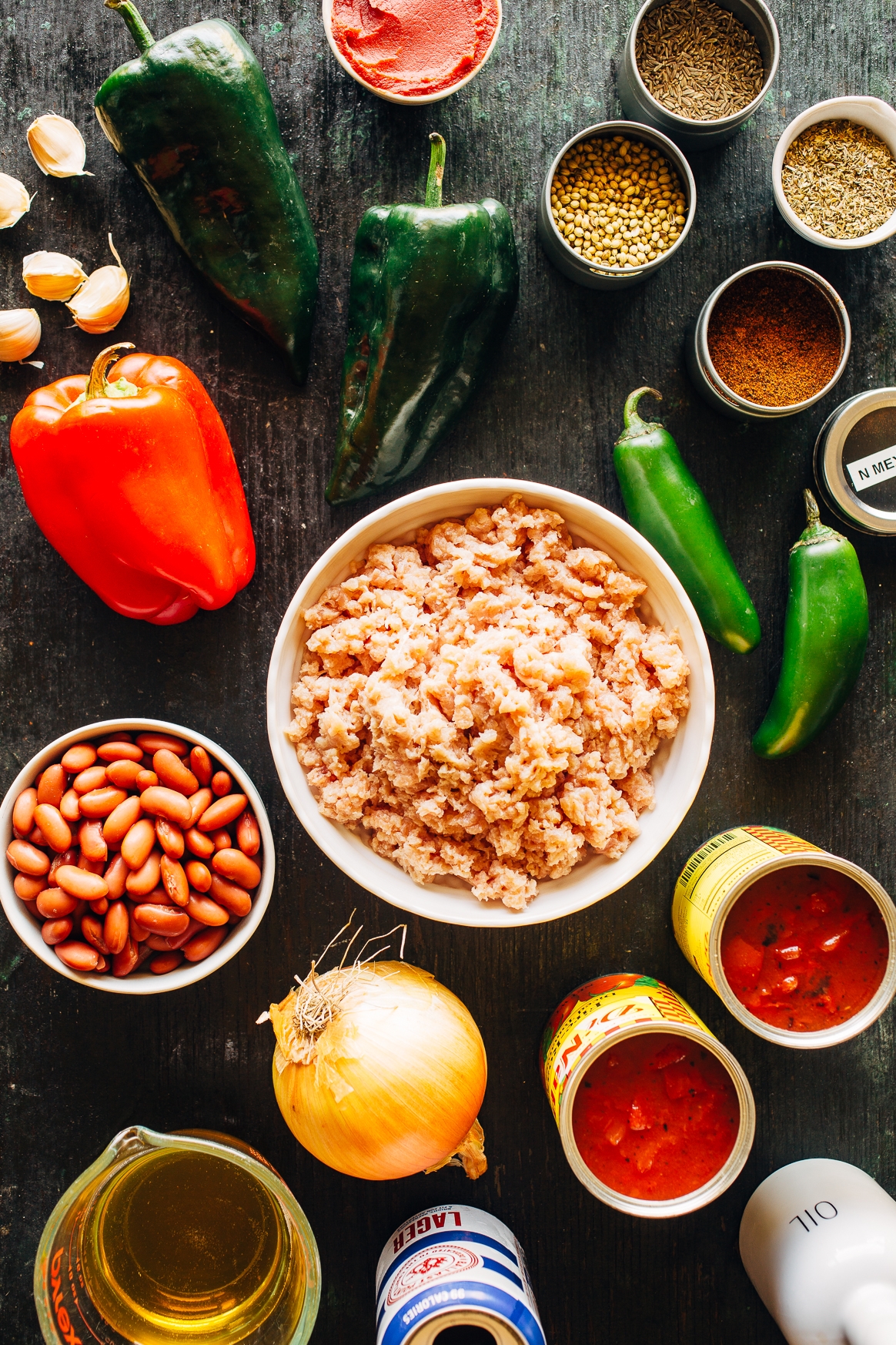 Chicken Chili Ingredients