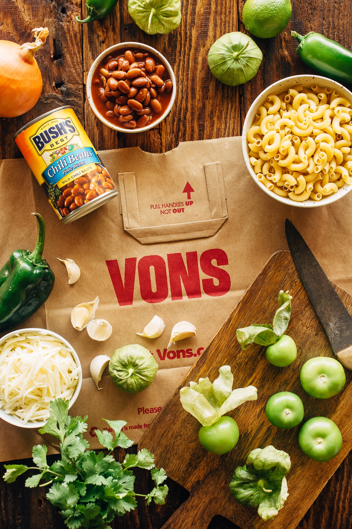 Ingredients from Vons