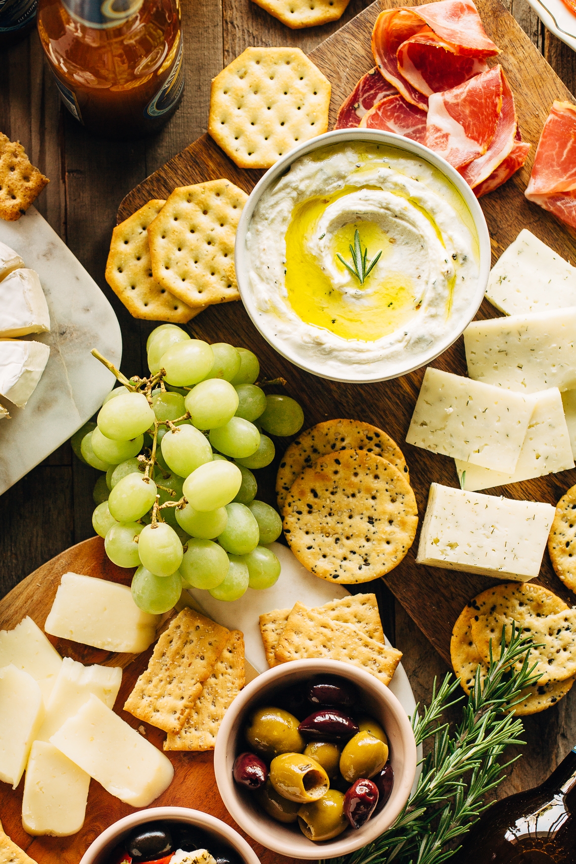 Fried Rosemary and Garlic Dip