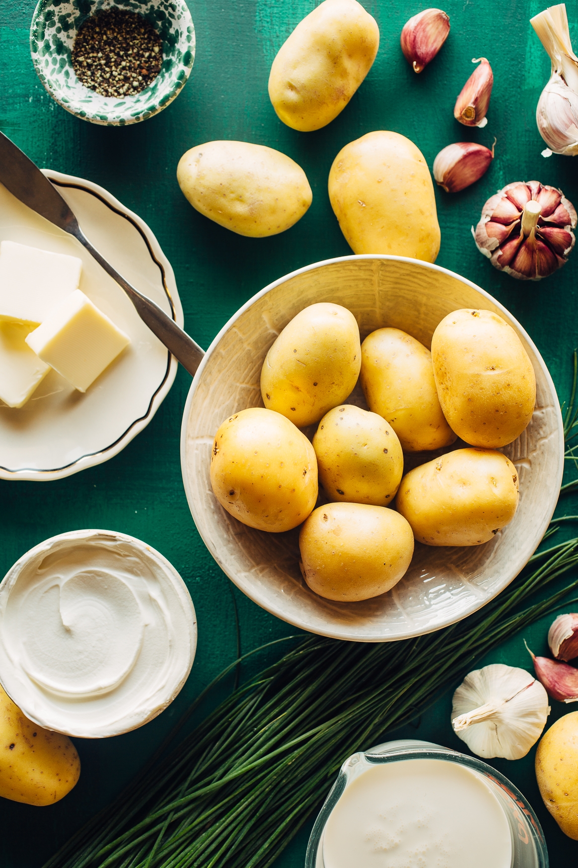 Ingredients for Instant Pot Mashed Potatoes