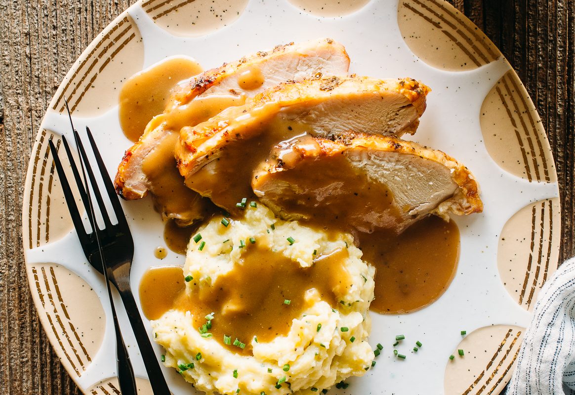 Turkey, Gravy and Mashed Potatoes