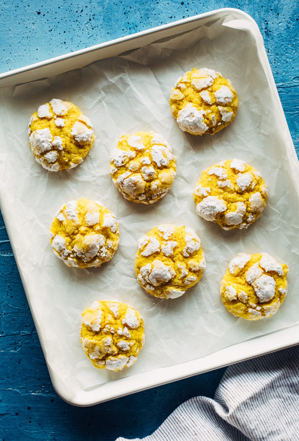 Lemon Crinkle Cookies Recipe