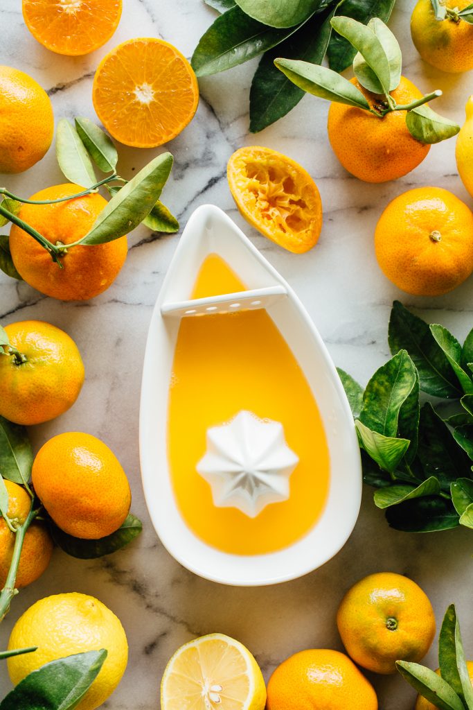 Juicing Mandarin Oranges