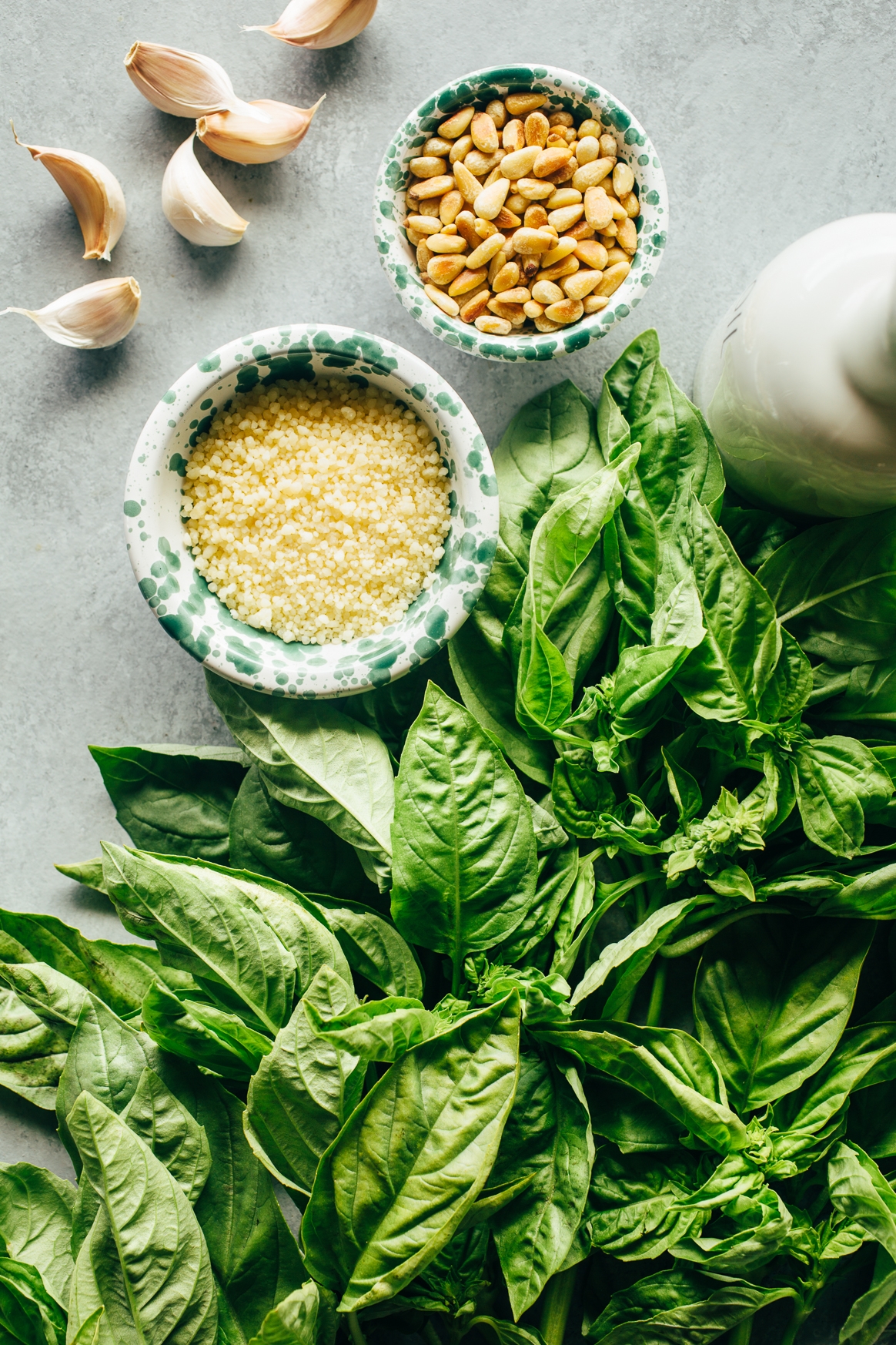 Basil Pesto Ingredients