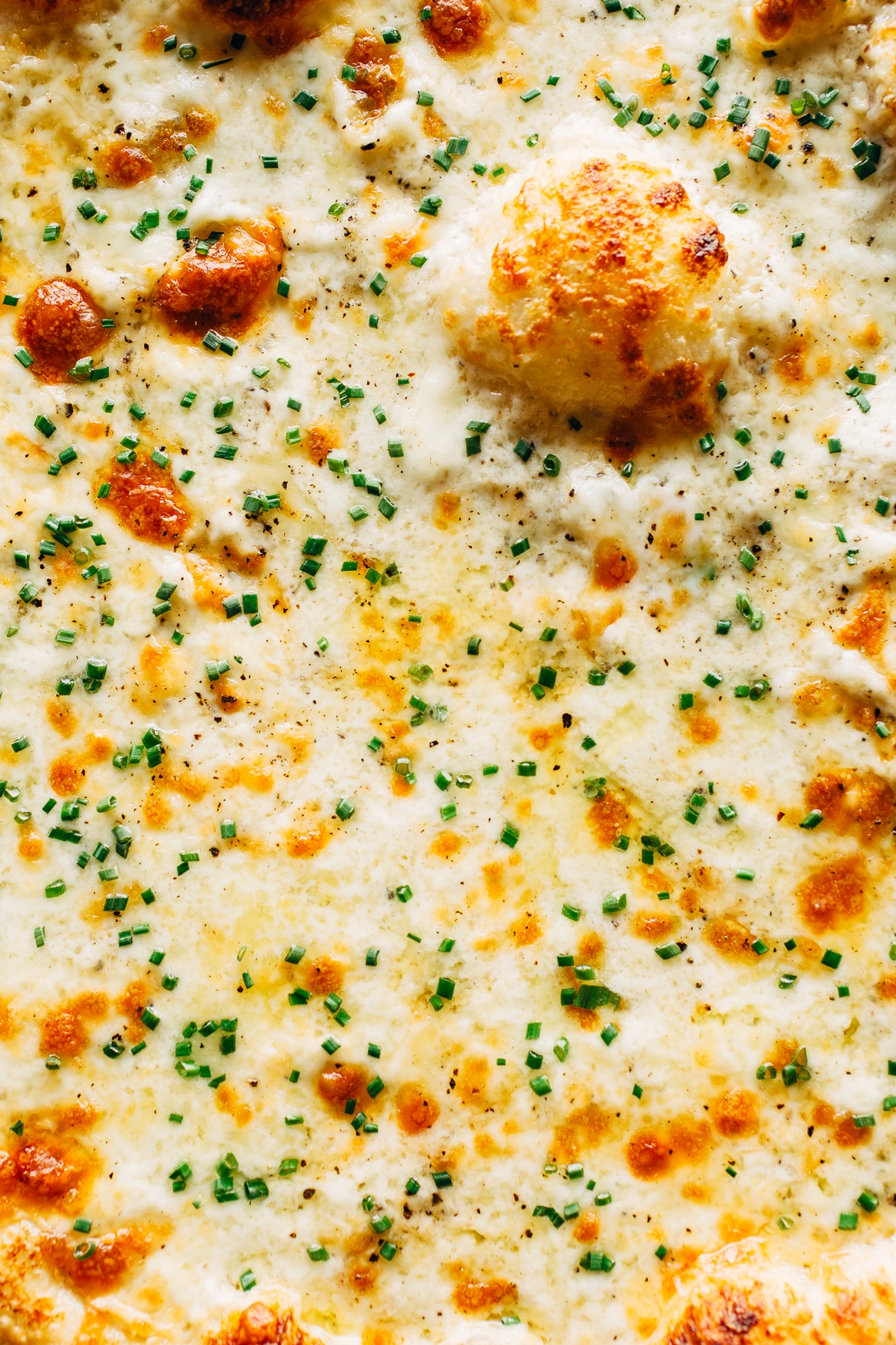 Alfredo Pizza Zoomed
