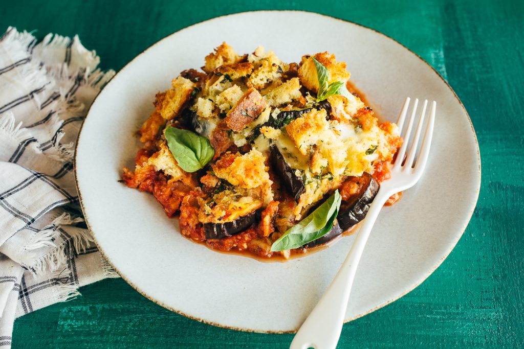 Baked Eggplant Parmesan Recipe (no frying!) Kitchen Konfidence