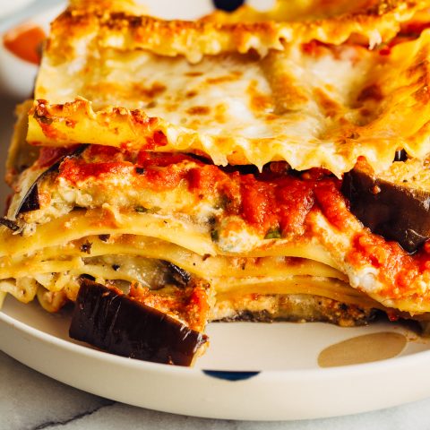 Slice of Eggplant Lasagna