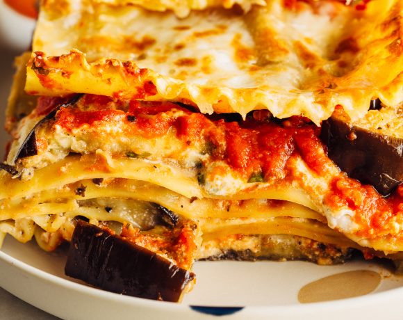 Slice of Eggplant Lasagna
