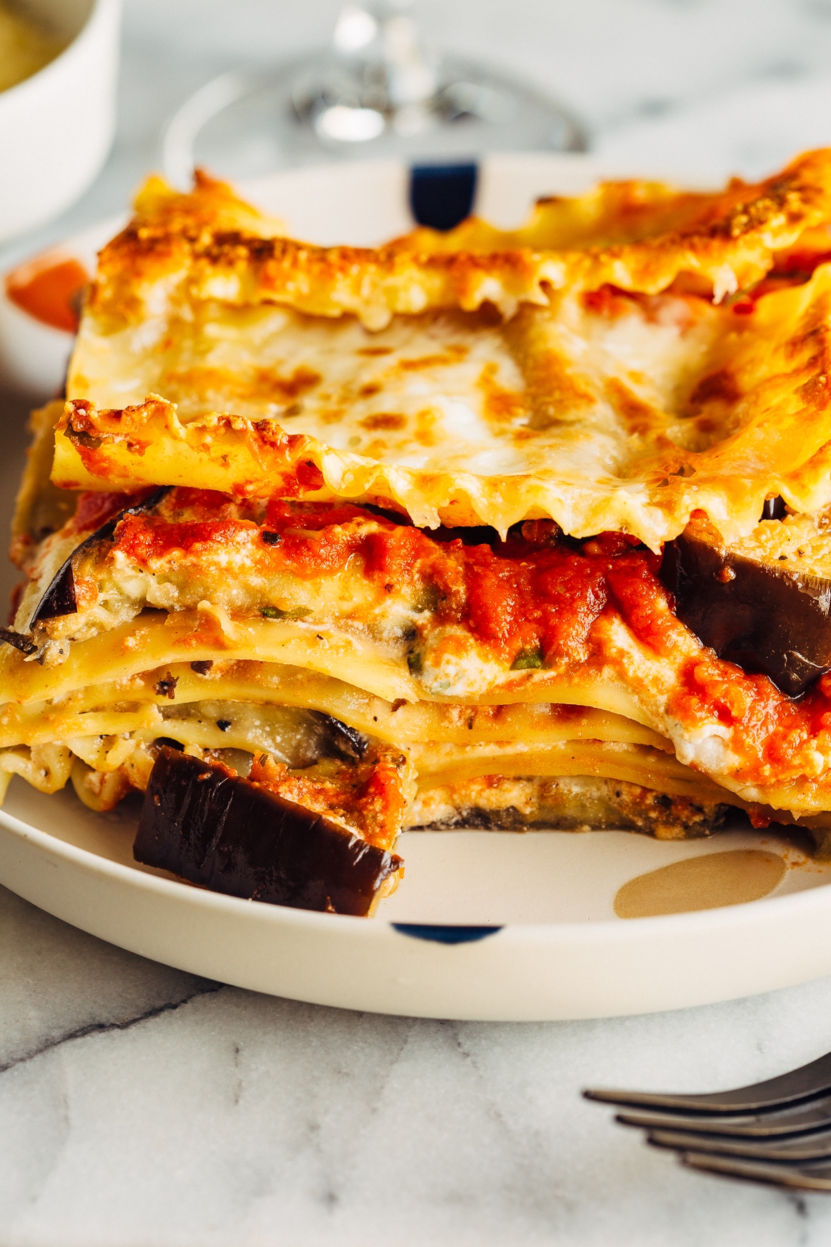 Slice of Eggplant Lasagna