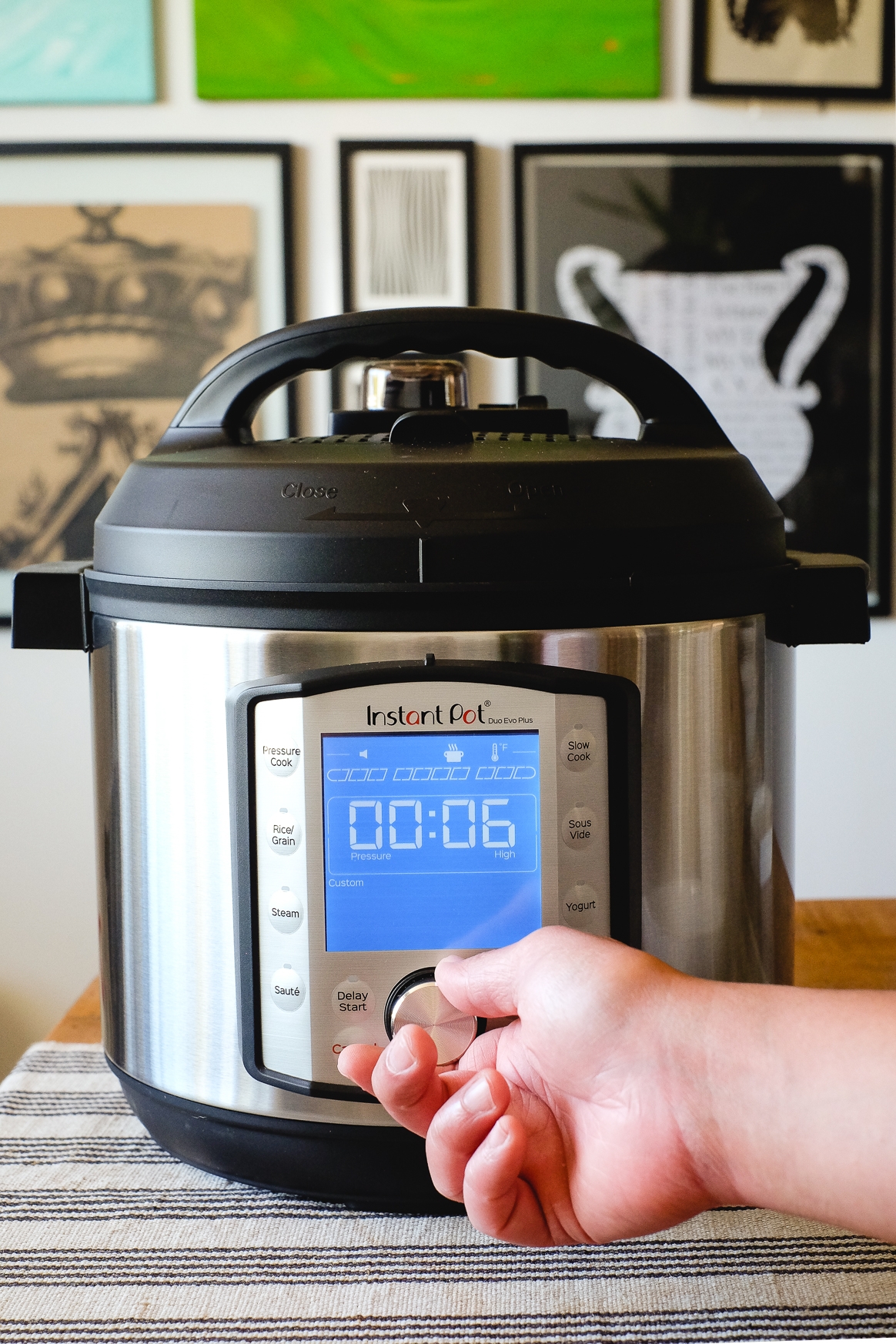 Setting Pressure on Instant Pot