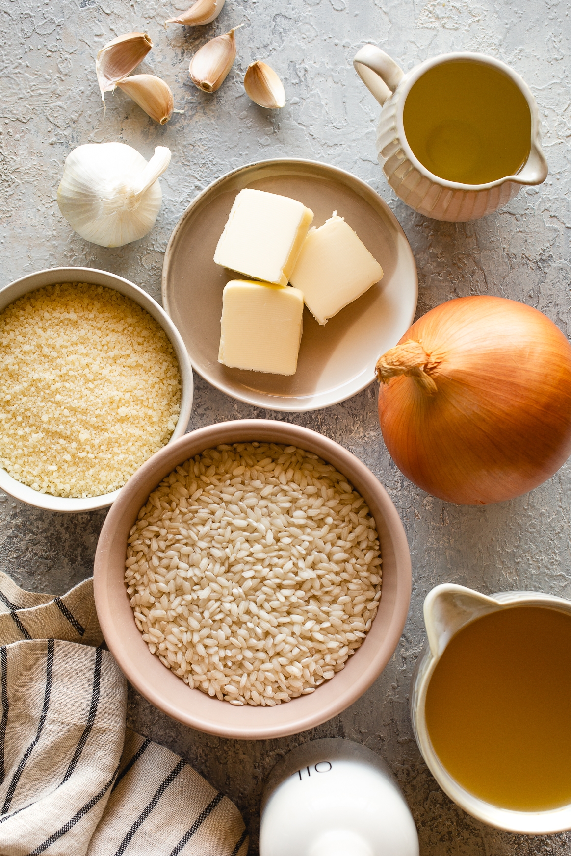 Instant Pot Risotto Ingredients