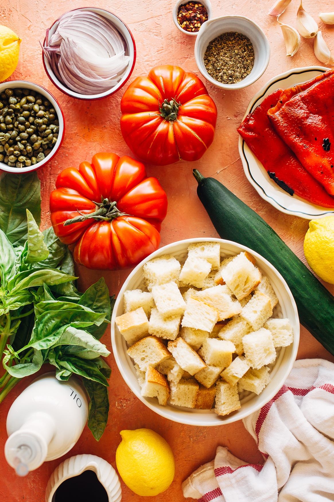 Panzanella Salad Ingredients