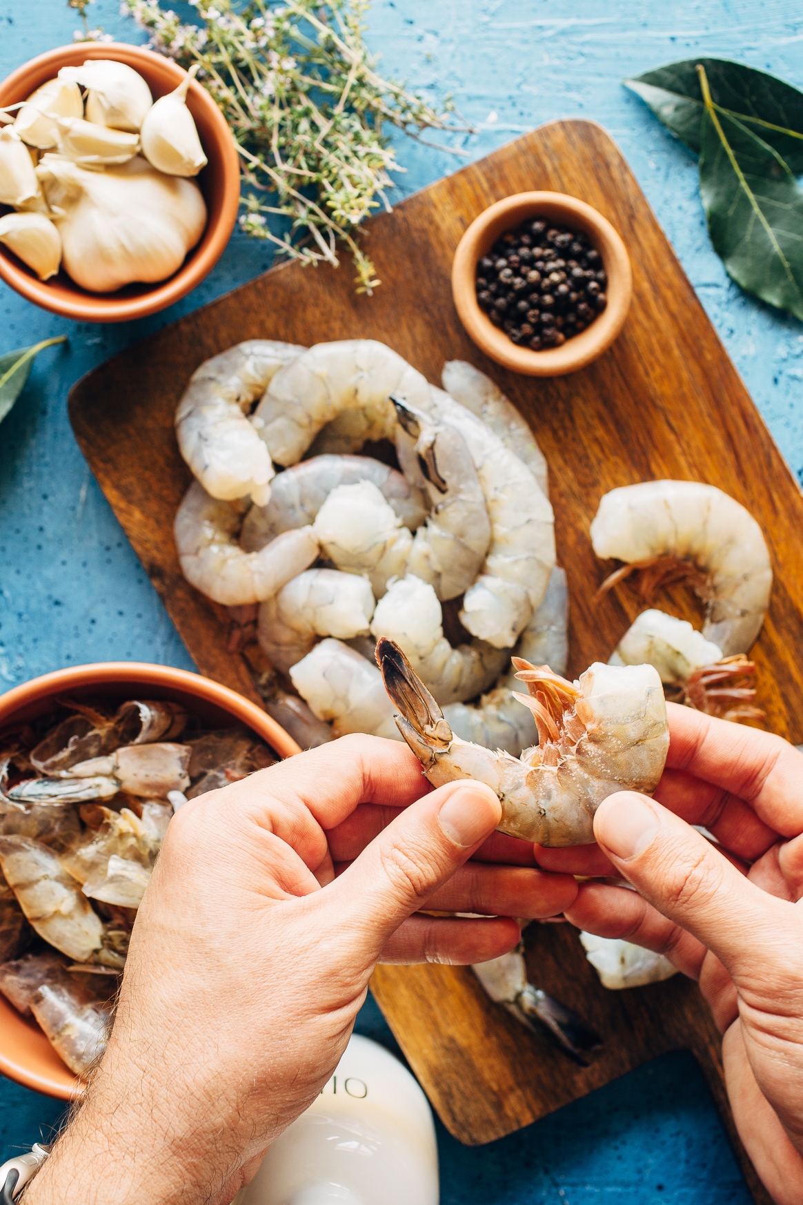 Peeling Shrimp