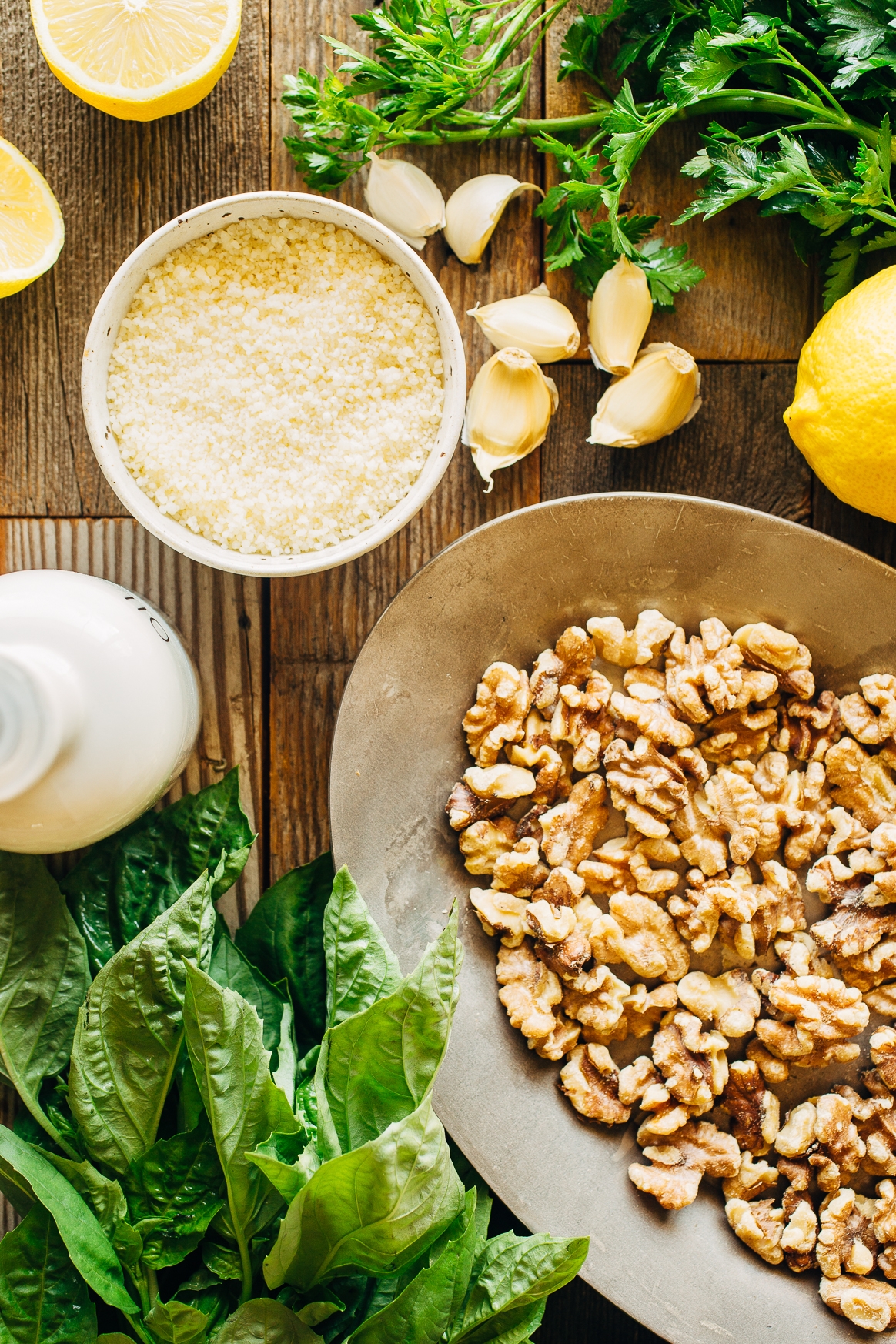 Walnut Pesto Ingredients