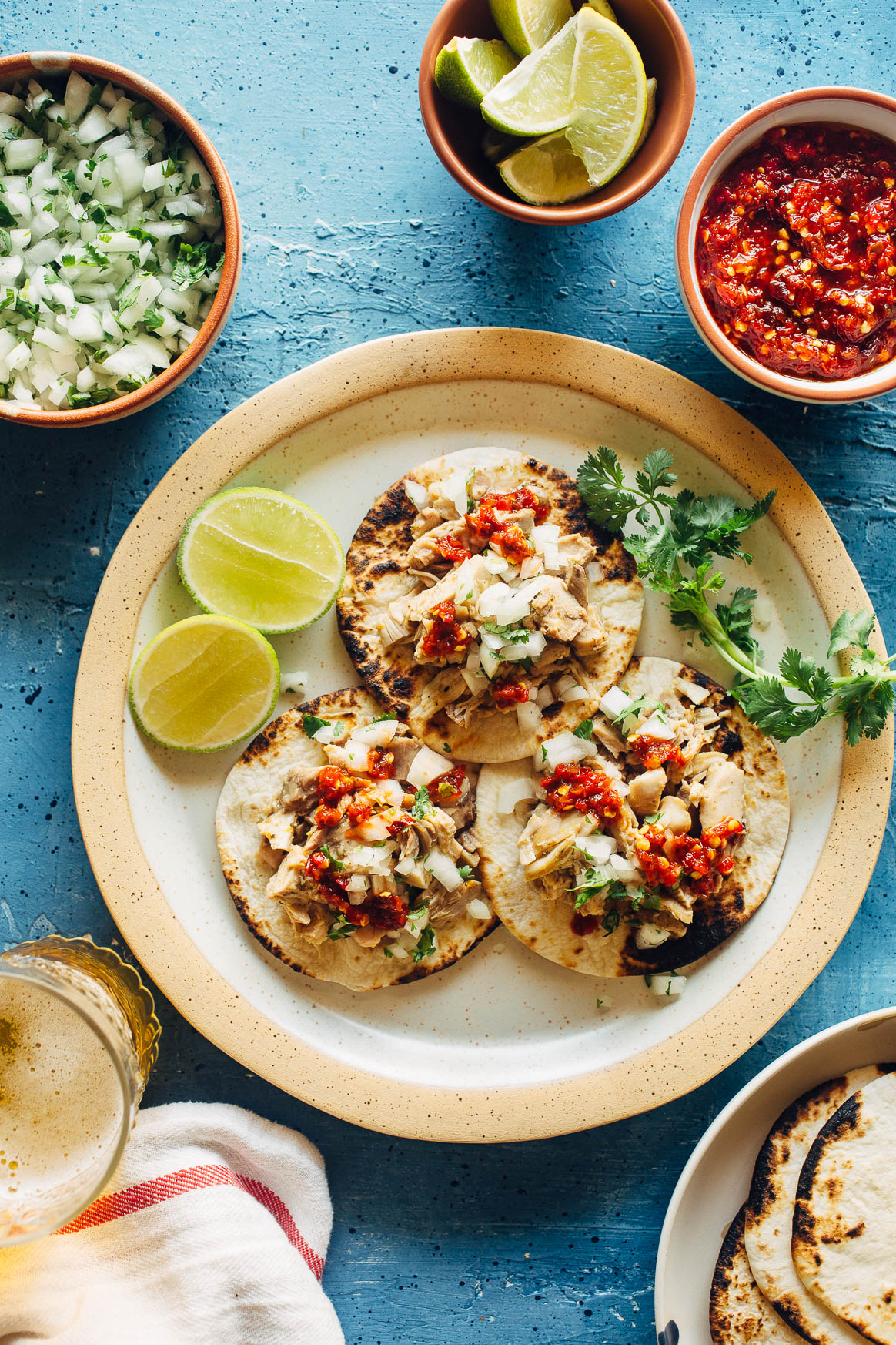 Instant Pot Chicken Tacos
