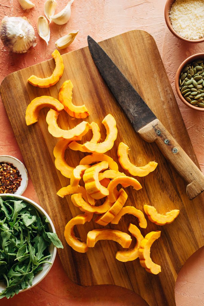 Sliced Delicata Squash