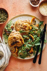 Roasted Chicken and Delicata Squash