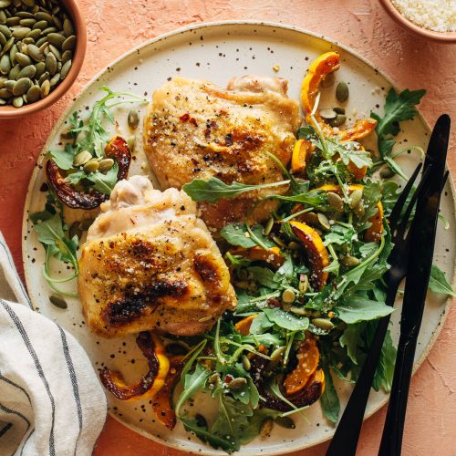 Roasted Chicken and Delicata Squash