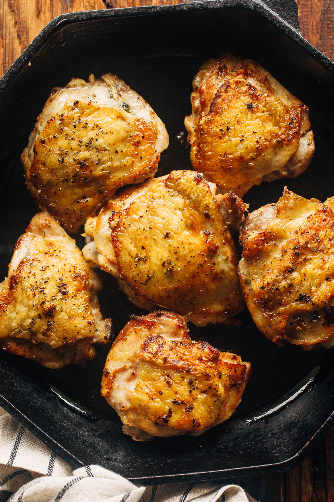 Pan-Seared Chicken Thighs